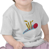 cricket sports ball wicket tshirts