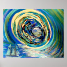 CricketDiane Ocean Poster Boating to a New World
