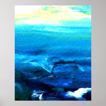 CricketDiane Ocean Poster - Contemplation 2