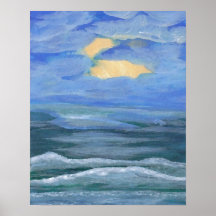 CricketDiane Ocean Poster - Genesis 1