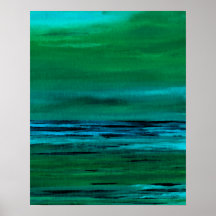 CricketDiane Ocean Poster - Ocean Sunsets Colours 