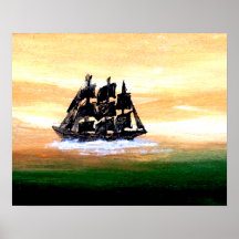 CricketDiane Ocean Poster - Sailing Ship