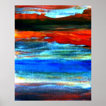 CricketDiane Ocean Poster - Sunset Synopsis