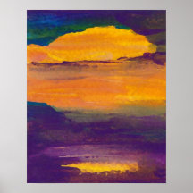 CricketDiane Ocean Poster Transcendence Sunset Sea