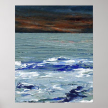 CricketDiane Ocean Poster - Winter Sea
