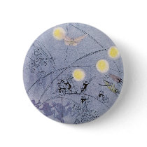 Crickets and Frogs Make Night Music Pinback Buttons