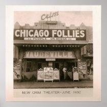 Crim Theatre, Vaudeville, Kilgore, TX 1931 / 32 Print