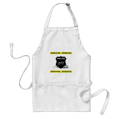 Crime Scene Apron by bonfirepolice