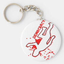 Crime Scene: Democracy Llaveros Personalizados
