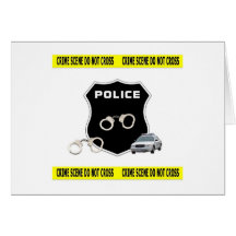 Crime Scene Greeting Cards