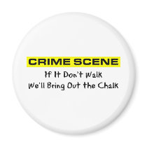 Crime Scene Investigator Magnets