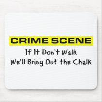 Crime Scene Investigator Mousepads
