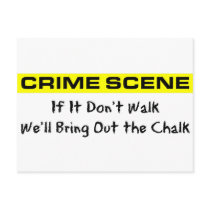 Crime Scene Investigator Postcards