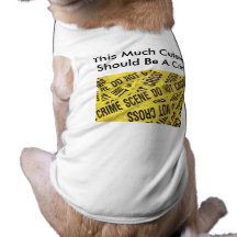 Crime Scene XS-3XL Pet T-shirt