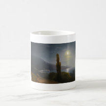 Crimean Coast in Moonlight Ivan Aivazovsky Mug