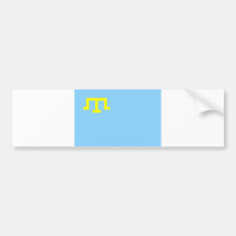 Crimean Tatar people ethnic flag Bumper Sticker