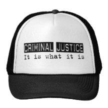 Criminal Justice It Is Mesh Hat