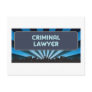 Criminal Lawyer Marquee Postcard