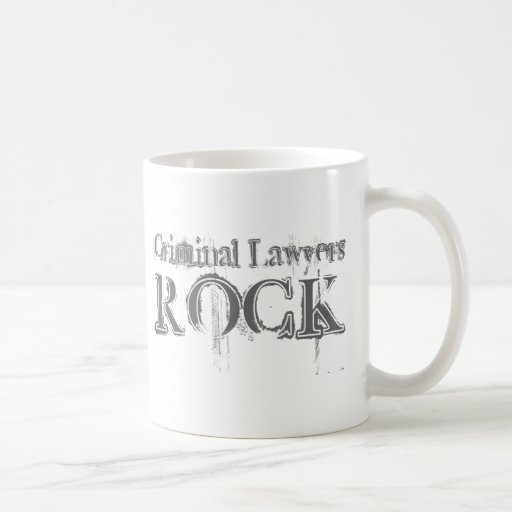 Criminal Lawyers Rock Mug