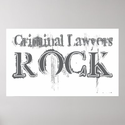 Criminal Lawyers Rock Posters by busybrain