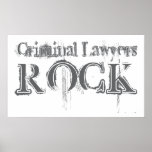 Criminal Lawyers Rock Posters