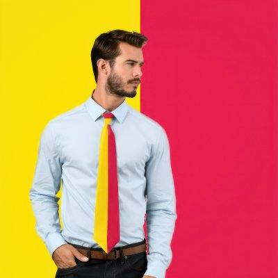 Crimson and Gold Two Colour Tie by strictlyties
