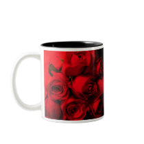 "Crimson Bouquet" Coffee Mug