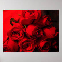 "Crimson Bouquet" Print