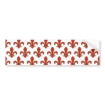 Crimson Garden Fleur Bumper Stickers