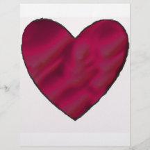 Crimson Love Heart Flyer