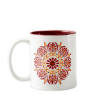 Crimson Mandala Mug