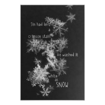 Crimson Stain Print Art Photo