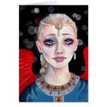 Crimson Wings Angel Greeting Card