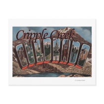 Cripple Creek, Colorado - Large Letter Scenes Post Cards