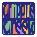Cripple Creek Square Sticker
