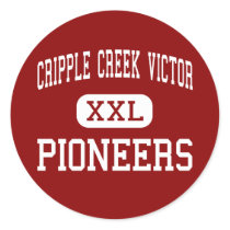 Cripple Creek Victor - Pioneers - Cripple Creek Round Sticker
