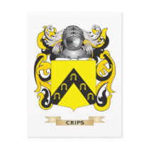 Crips Coat of Arms Postcards