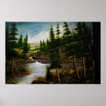 Crique rocheuse affiches