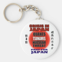 Crisis In Japan 2011 Keychain