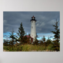 Crisp Point Lighthouse HDR Poster