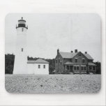 Crisp Point Lighthouse Mouse Pad