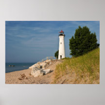 Crisp Point Lighthouse Poster