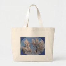 Crisp snow trees bags