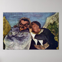 Crispin And Scapin By Daumier Honoré Posters