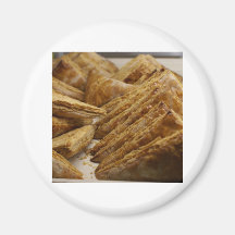 Crispy Pastry Bakery Delight Food Gear Fridge Magnet