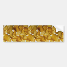 Crispy potato chips bumper sticker