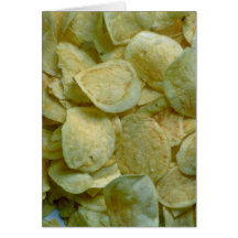 Crispy potato chips cards