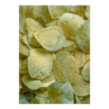 Crispy potato chips custom announcement