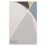 Criss Cross * Brown + Blue Business Stationery