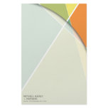 Criss Cross * Green + Orange Business Stationery